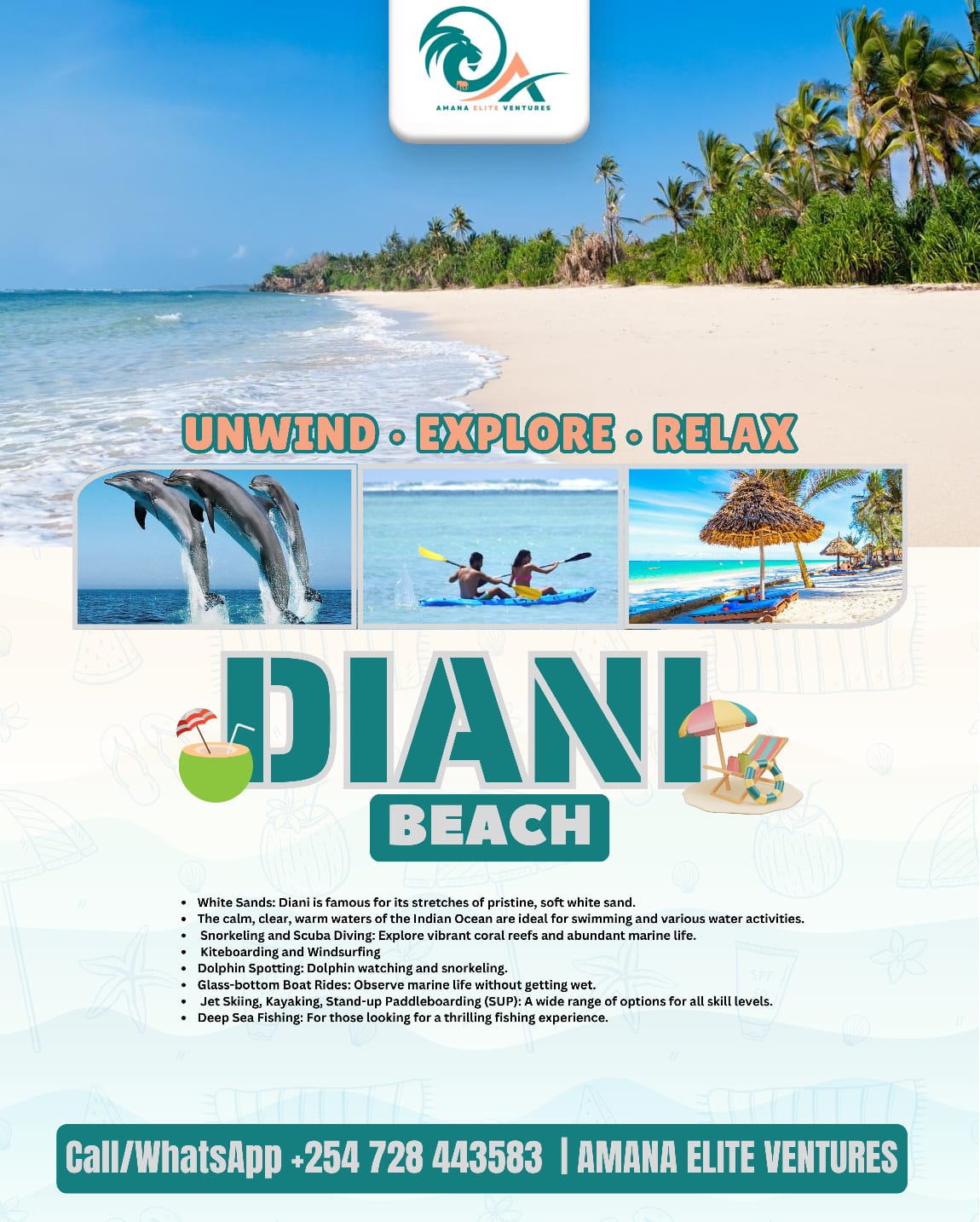 Diani Amana Elite Tours